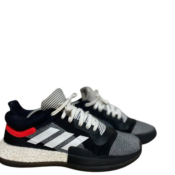 Adidas Marquee Boost Low Core Black Cloud White Sneakers D96931 Men's sz 12